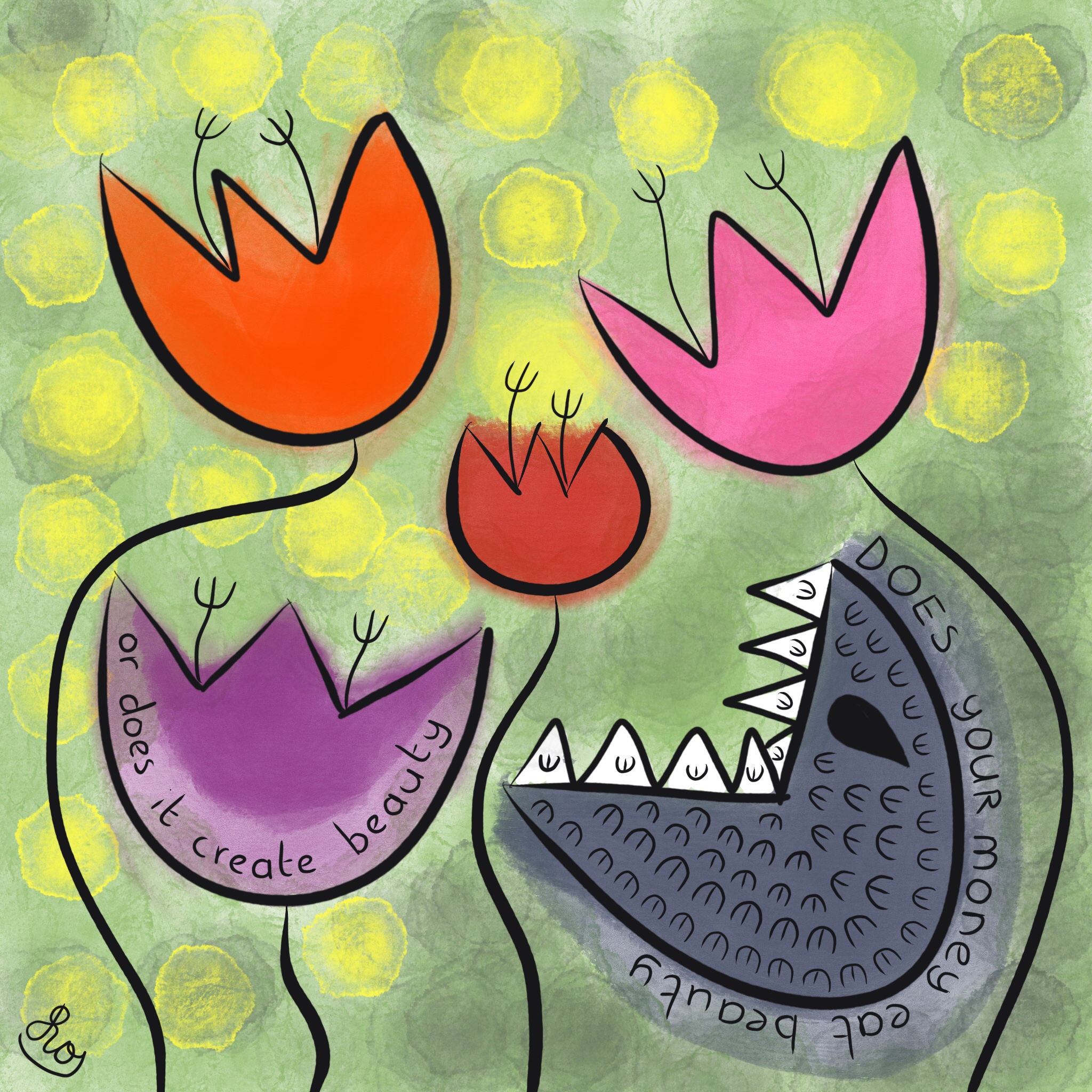 Does your money eat beauty or create beauty